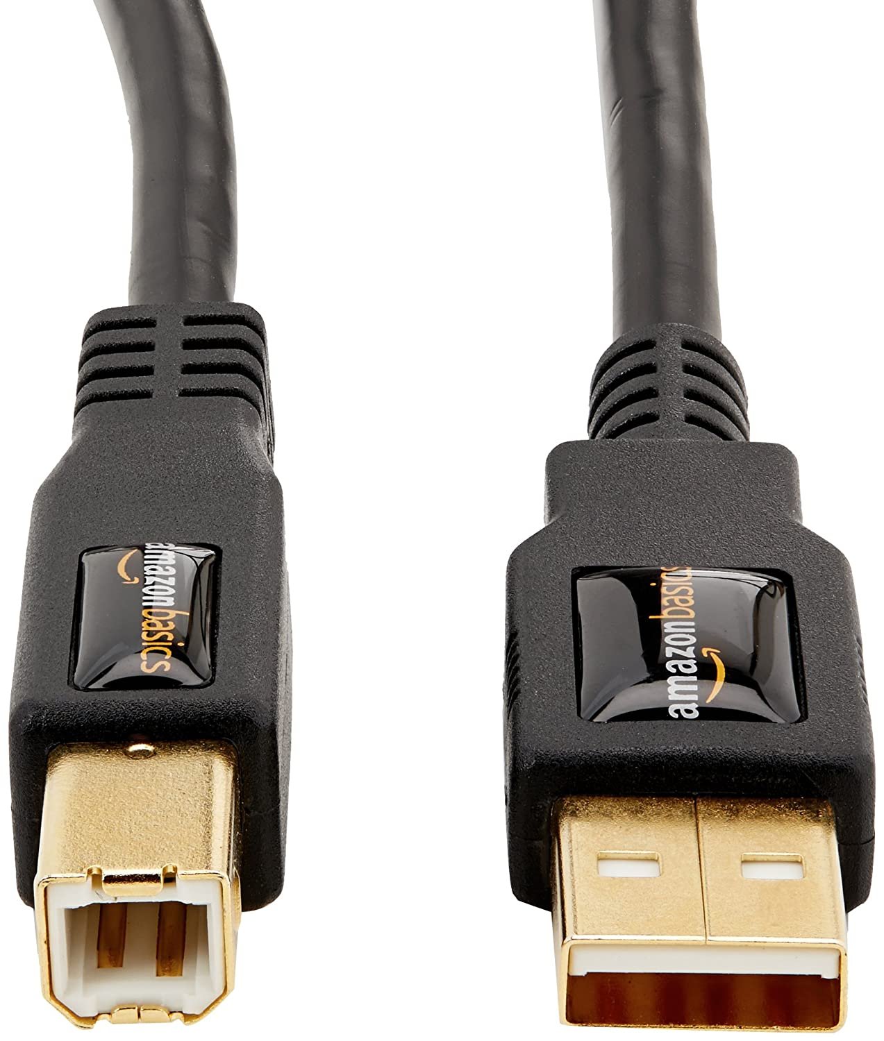 USB 2.0 Programming Data Cable - A-Male to B-Male, Black